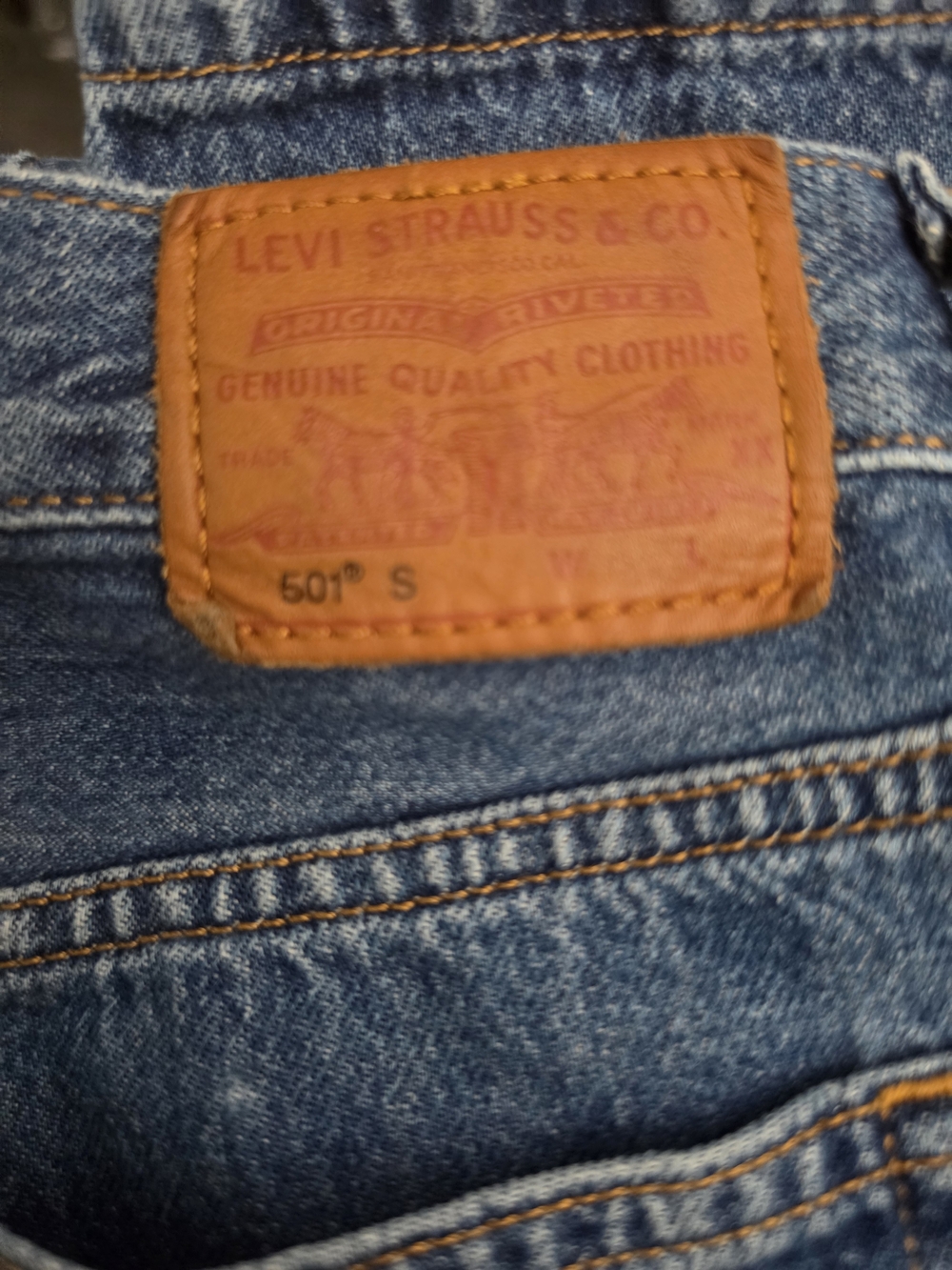 Levi's 501® S Ladie's Blue Denim Jeans